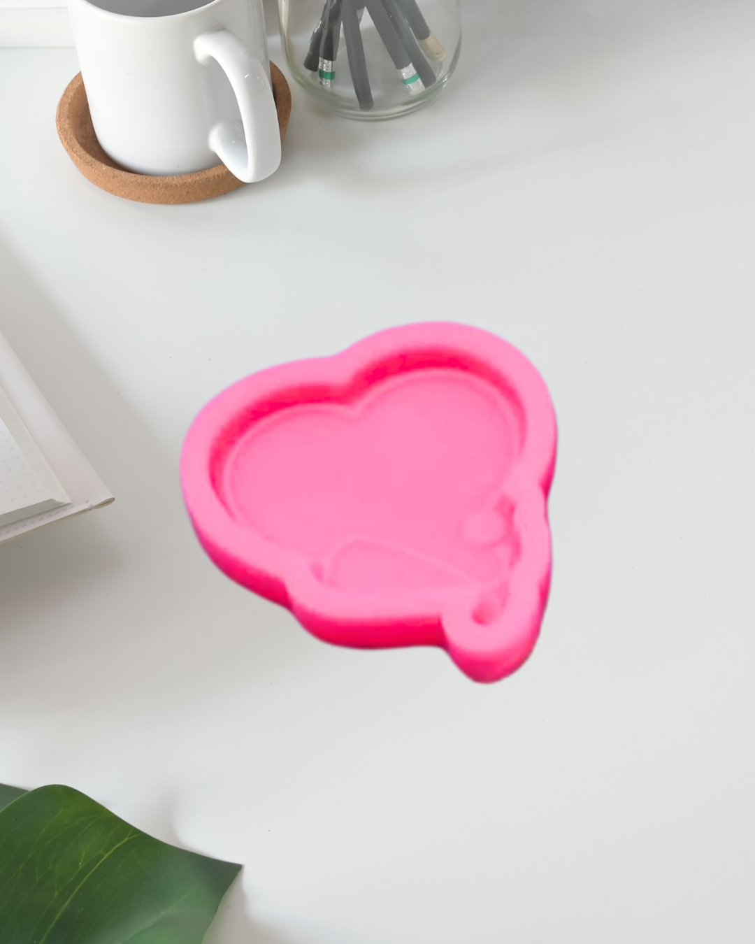Molde de Silicona en Forma de Corazón