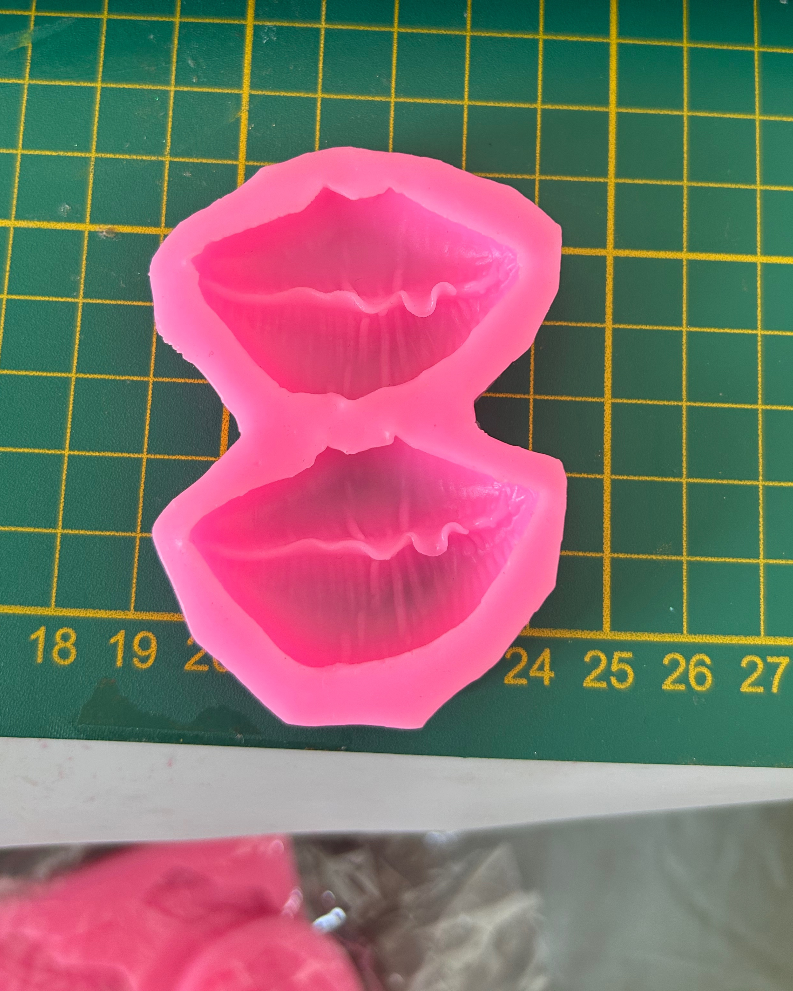 Molde de silicona labios