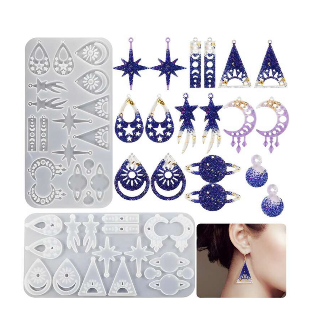 Molde de silicona para pendientes
