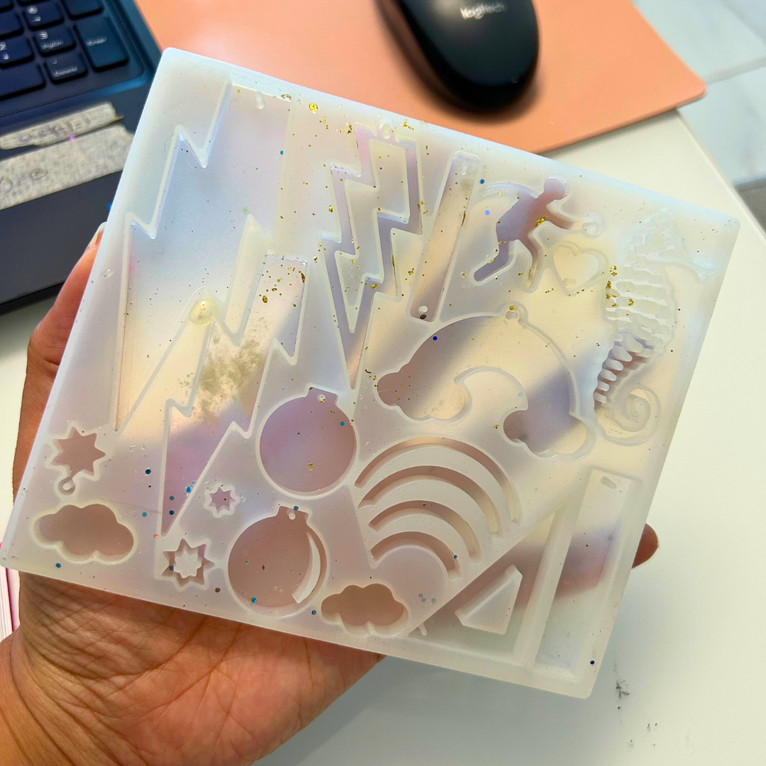 Molde de silicona para resina