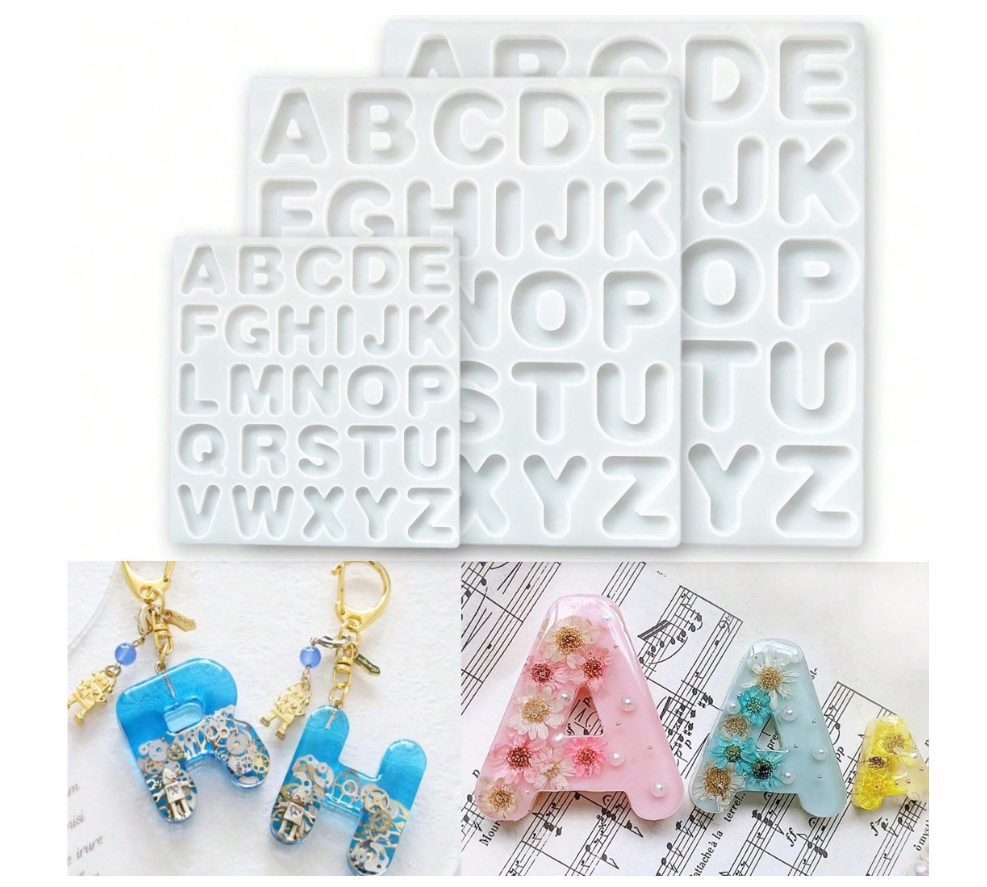 Molde de silicona para letras