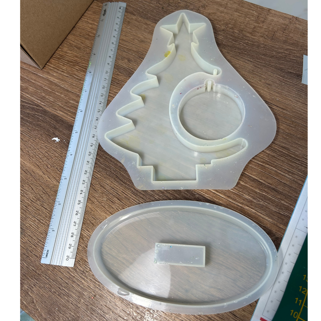 Moldes de silicona para árbol de navidad