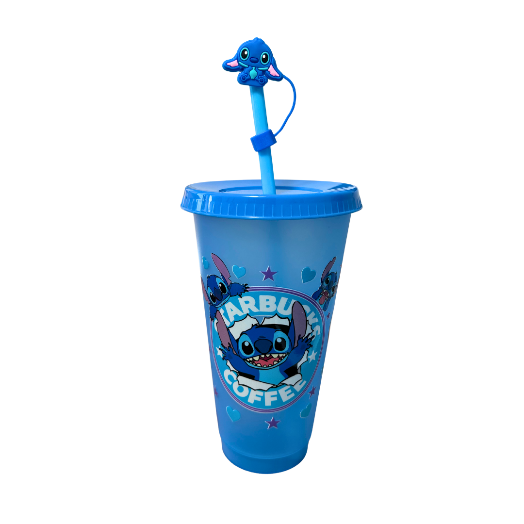 Vaso Stitch Azul