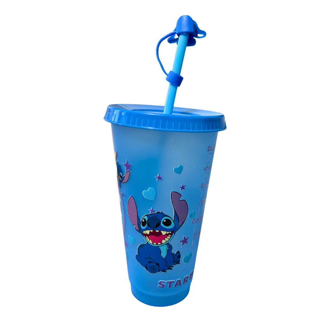 Vaso Stitch Azul