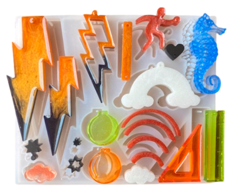 Molde de silicona para resina