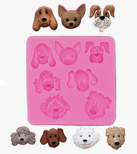 Molde de silicona para perritos