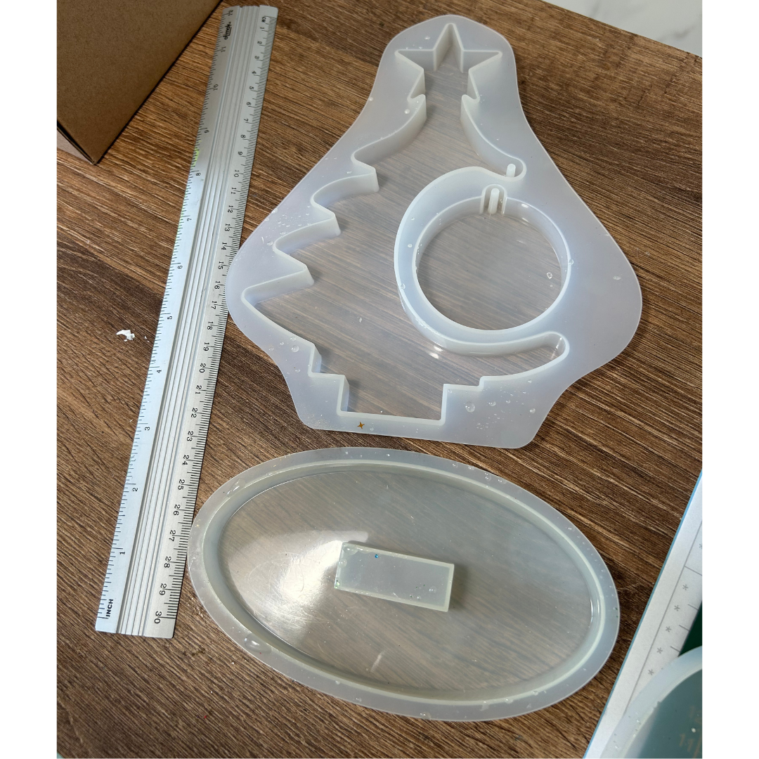 Moldes de silicona para árbol de navidad