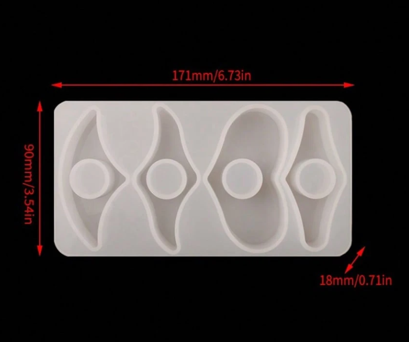 Molde para sujetador de páginas