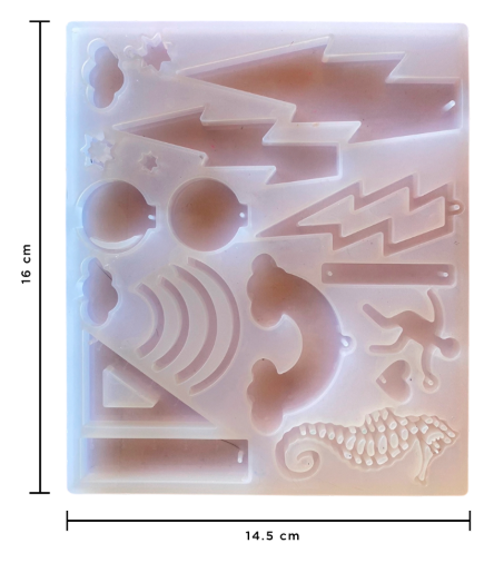 Molde de silicona para resina
