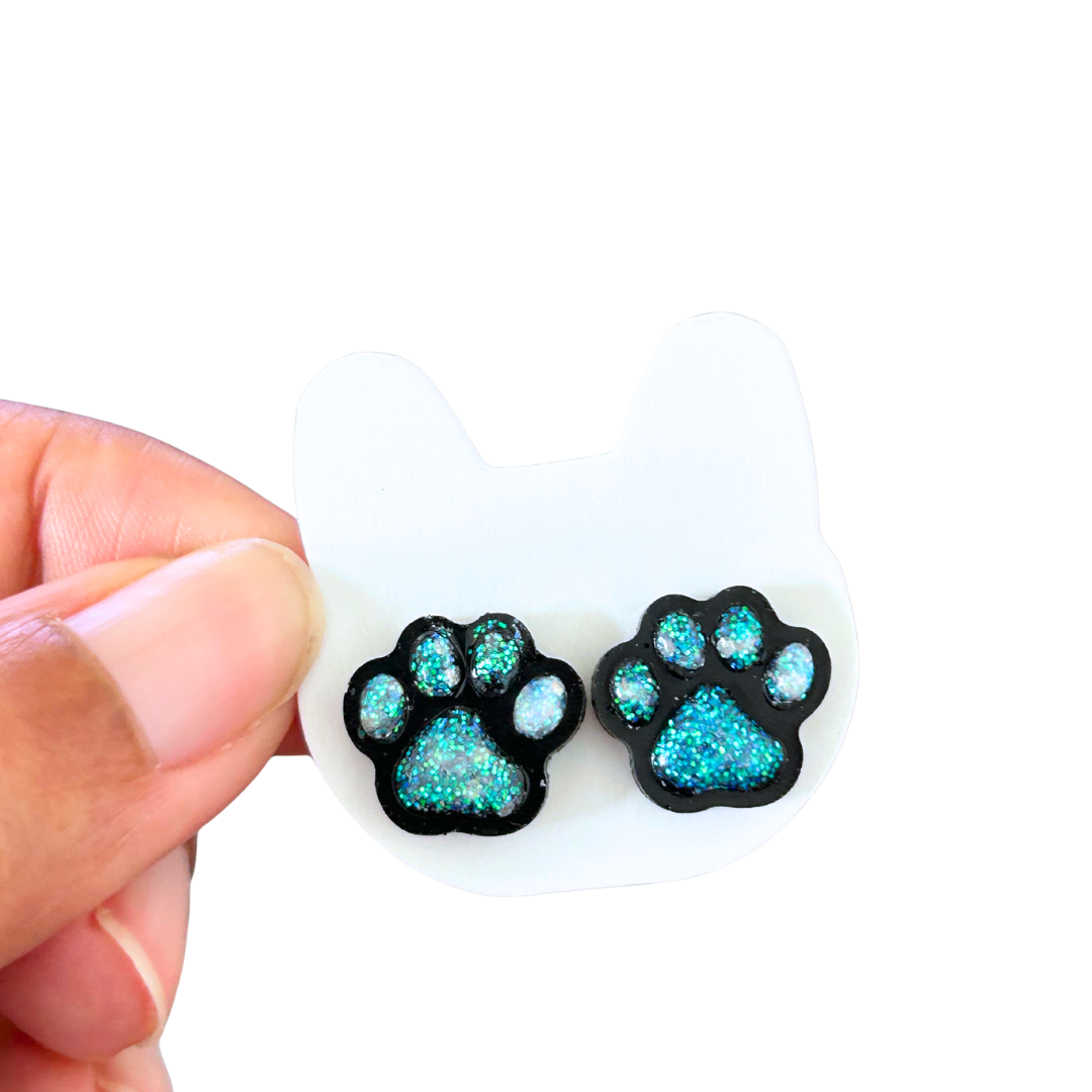 Aretes huella de gato