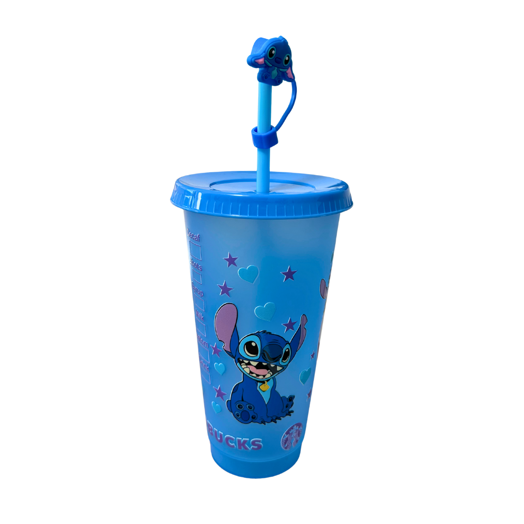 Vaso Stitch Azul