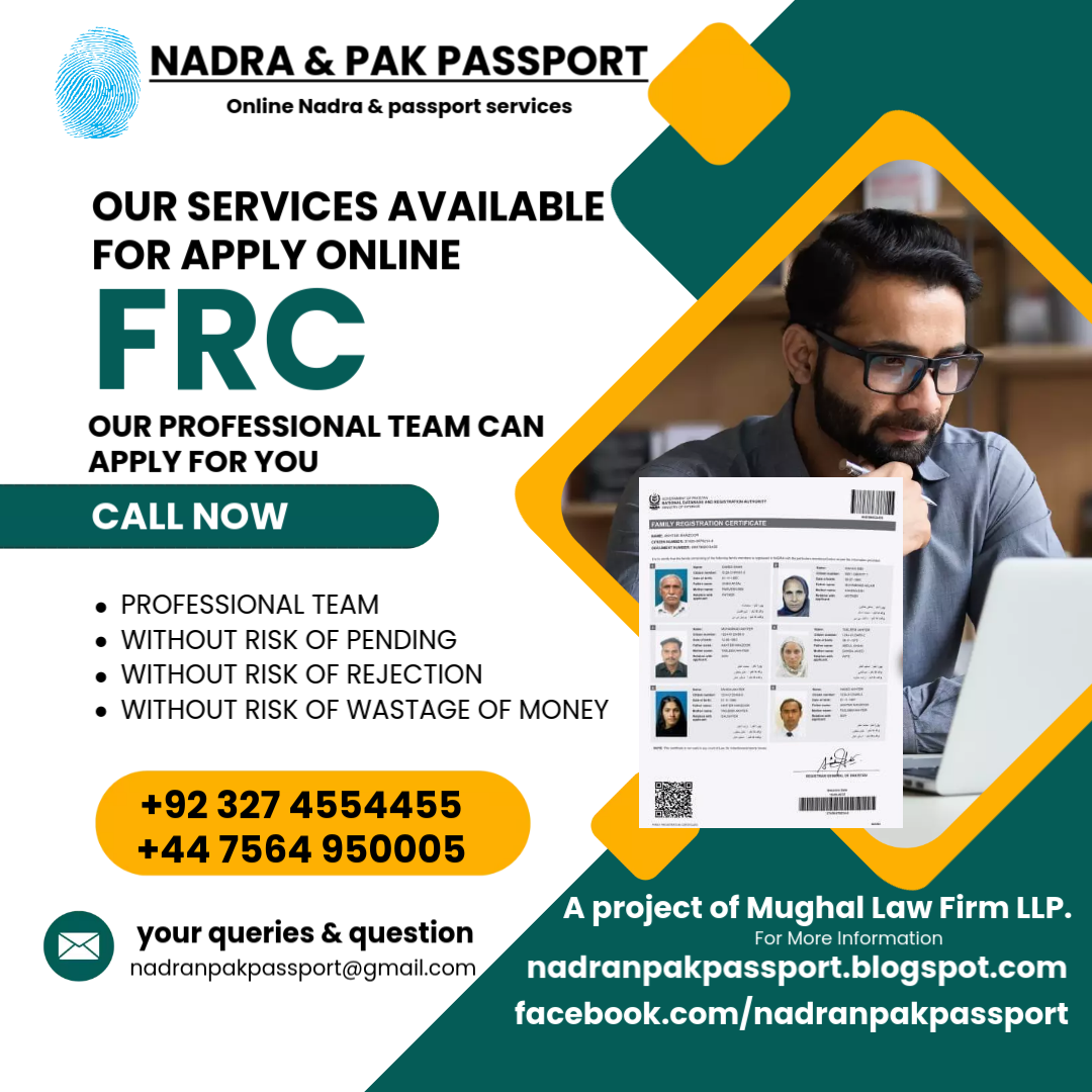 Family Registration Certificate