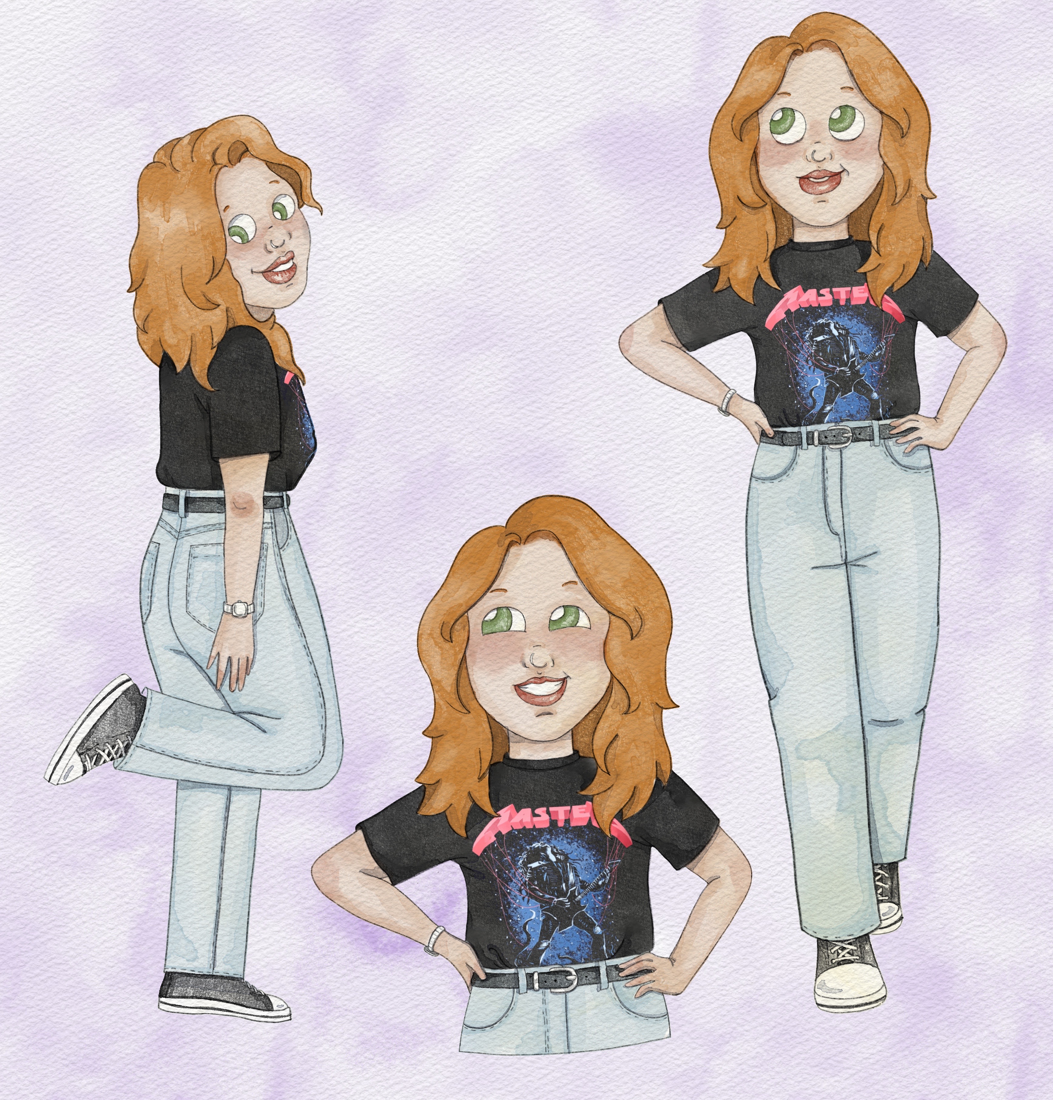 Caricatura - 3 poses