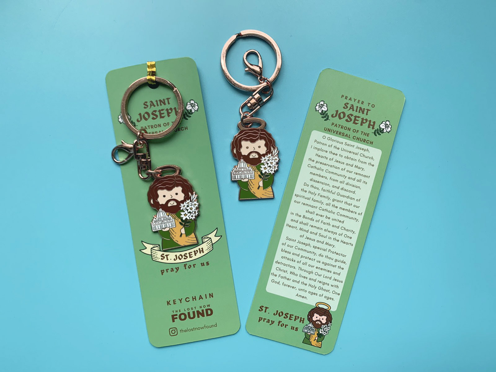 St. Joseph keychain