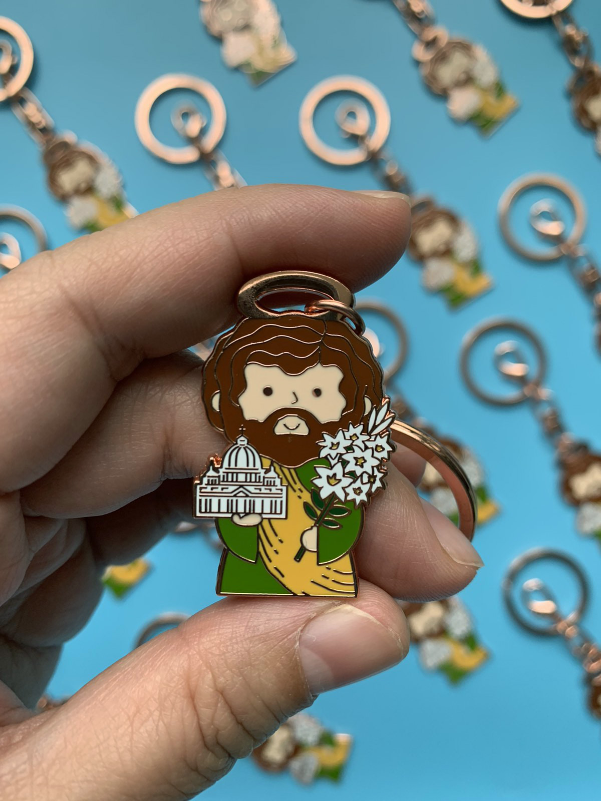 St. Joseph keychain