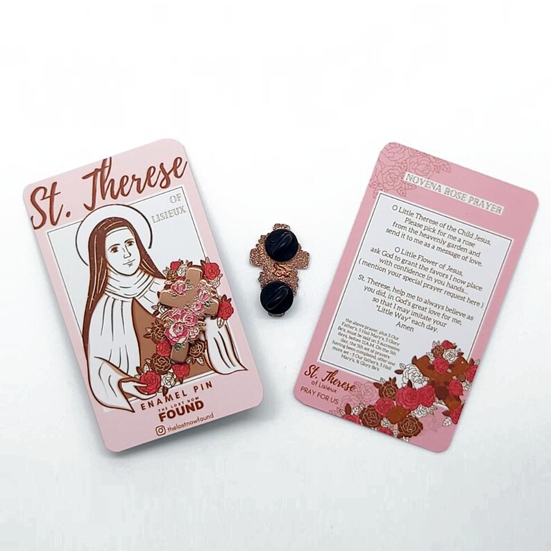 St. Therese of Lisieux Cross Pin