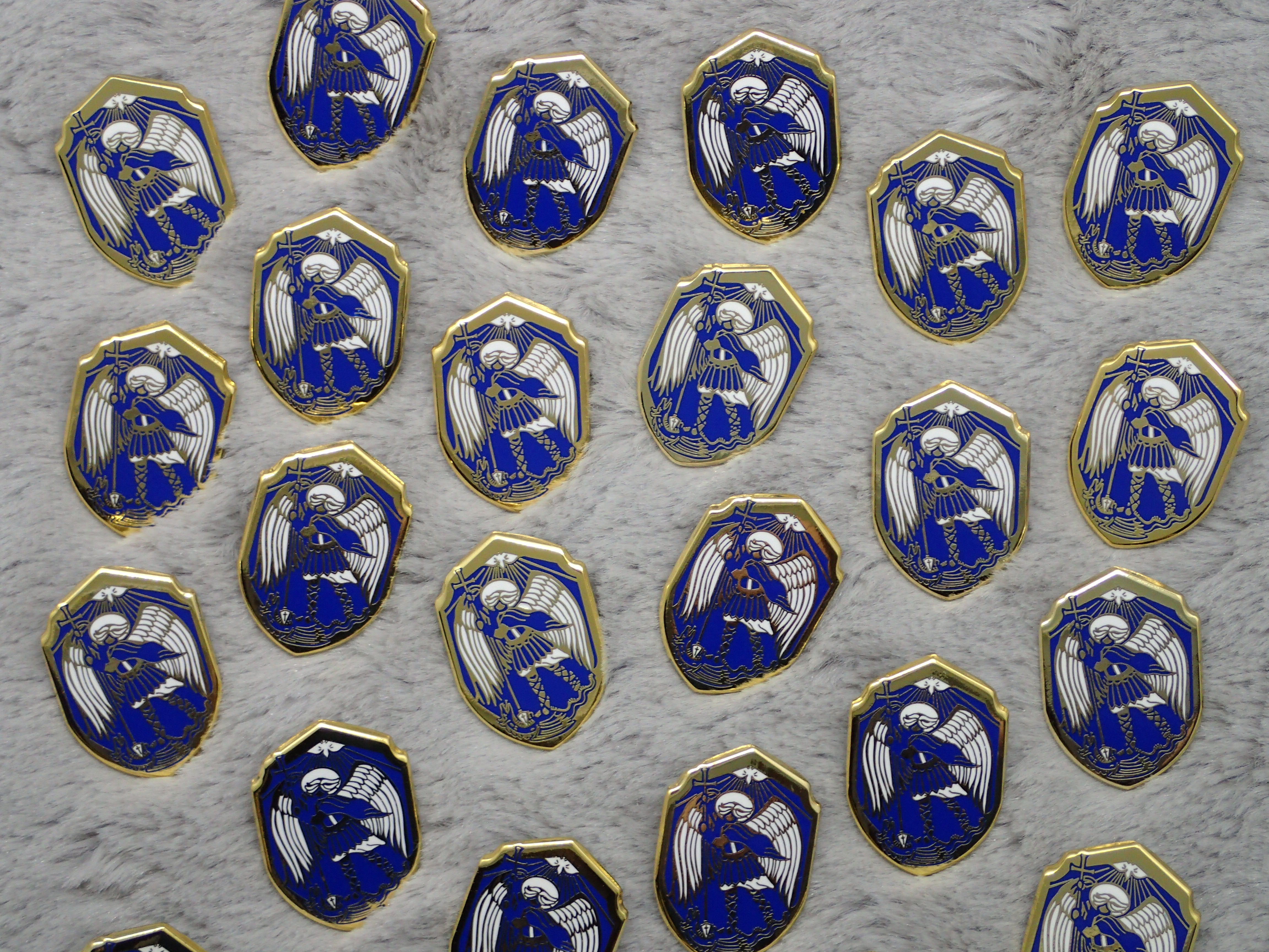St. Michael the Archangel Shield Pin