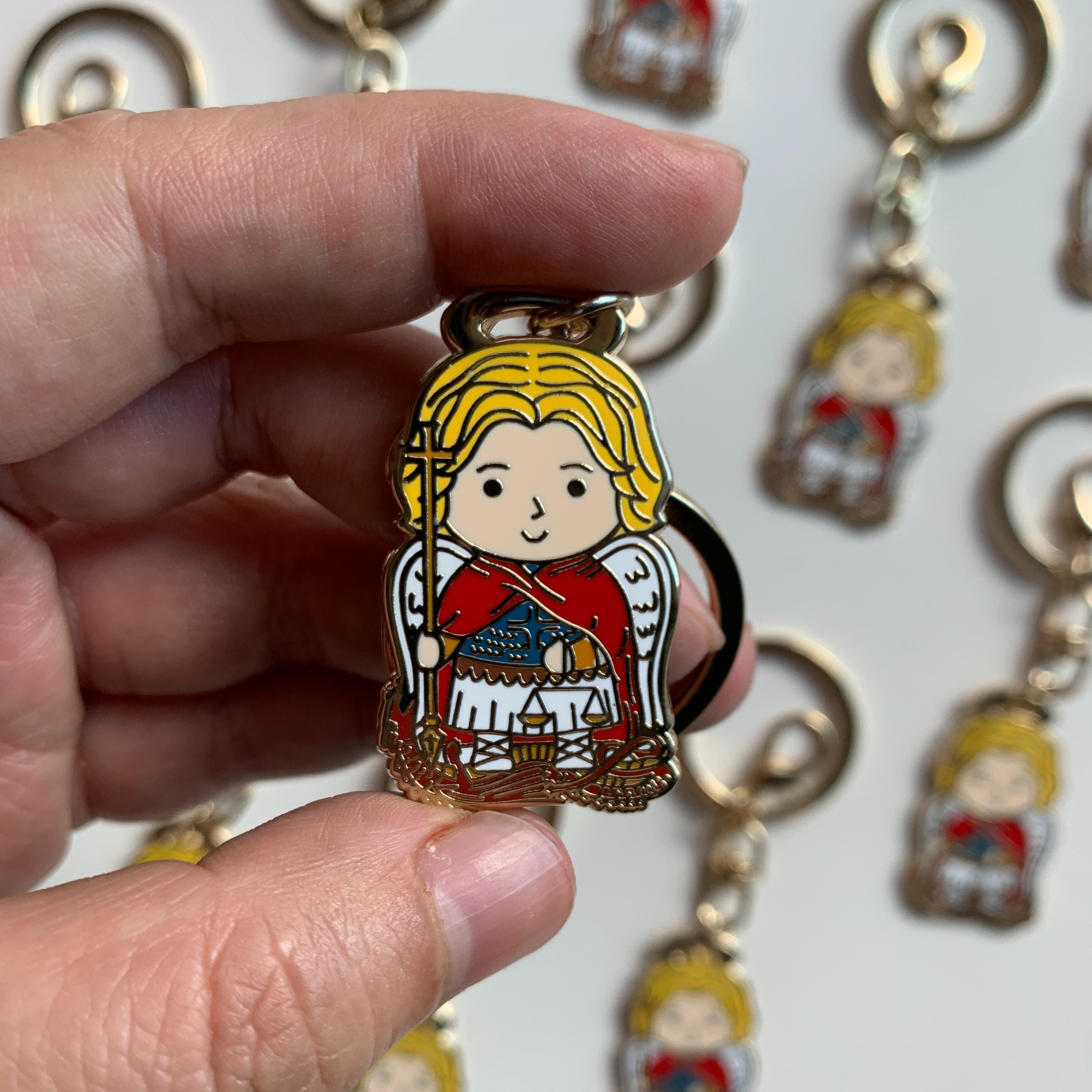 St. Michael the Archangel Keychain