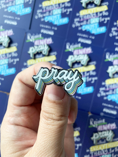 Pray Enamel Pin