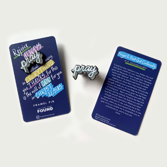 Pray Enamel Pin
