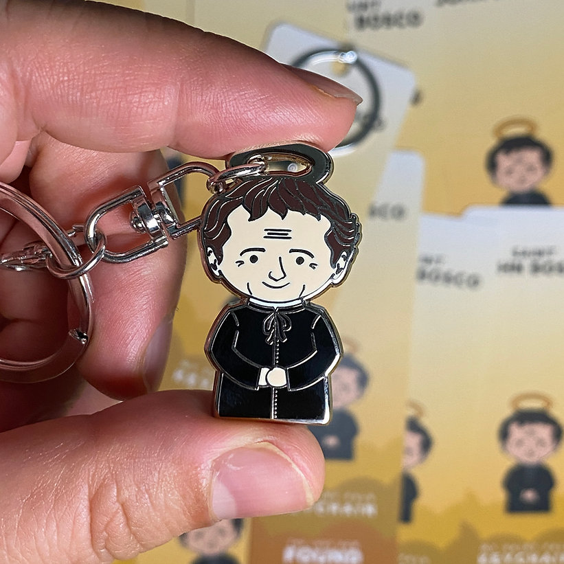 St. John Bosco keychain