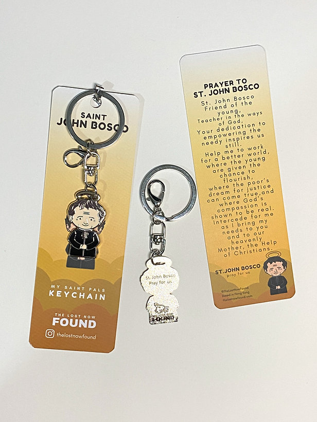 St. John Bosco keychain