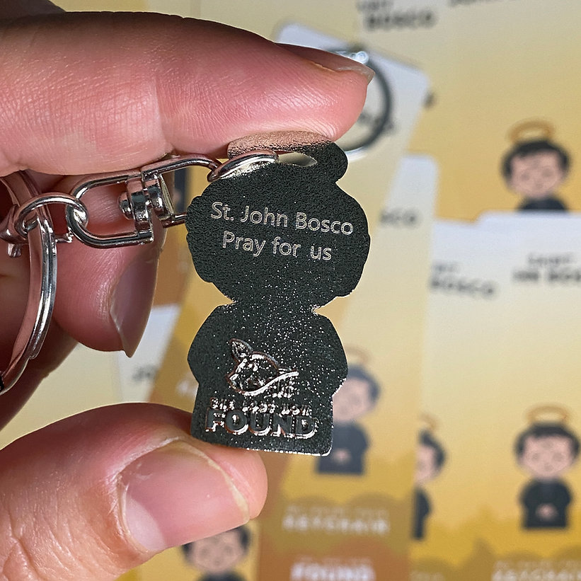 St. John Bosco keychain