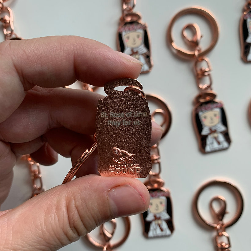 St. Rose of Lima Keychain