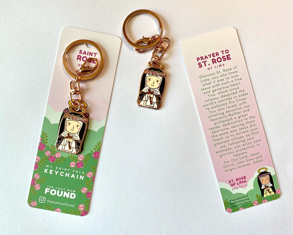 St. Rose of Lima Keychain