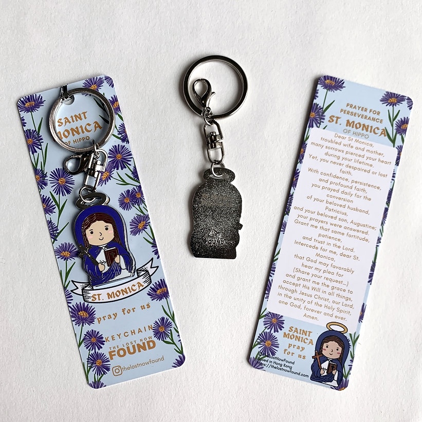 St. Monica of Hippo Keychain