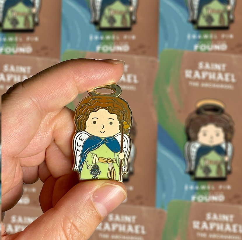 St. Raphael the Archangel Pin