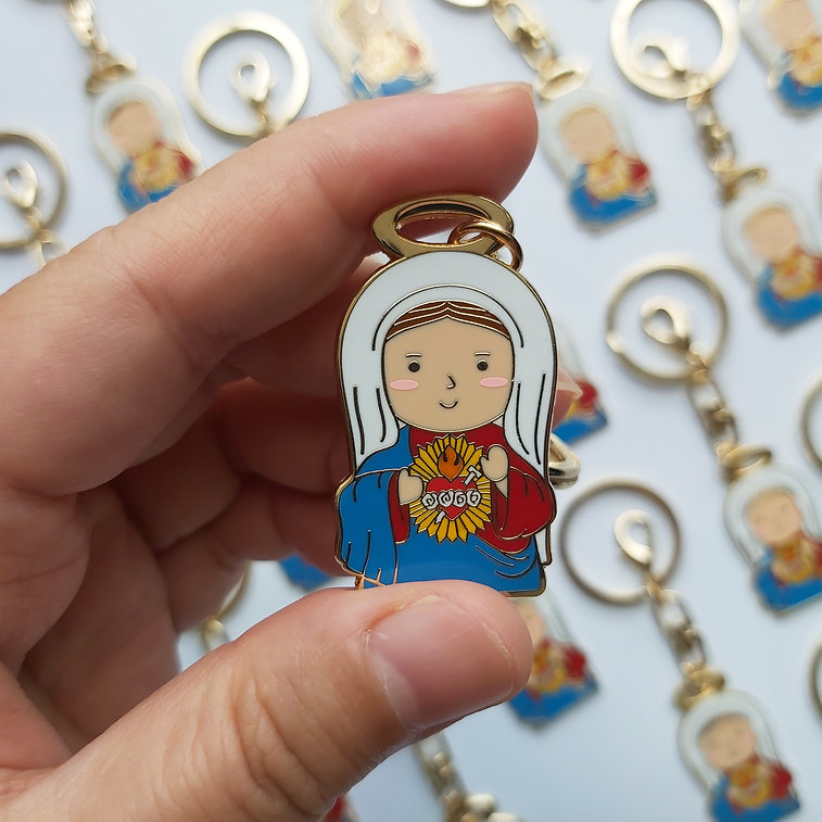 Immaculate Heart of Mary Keychain