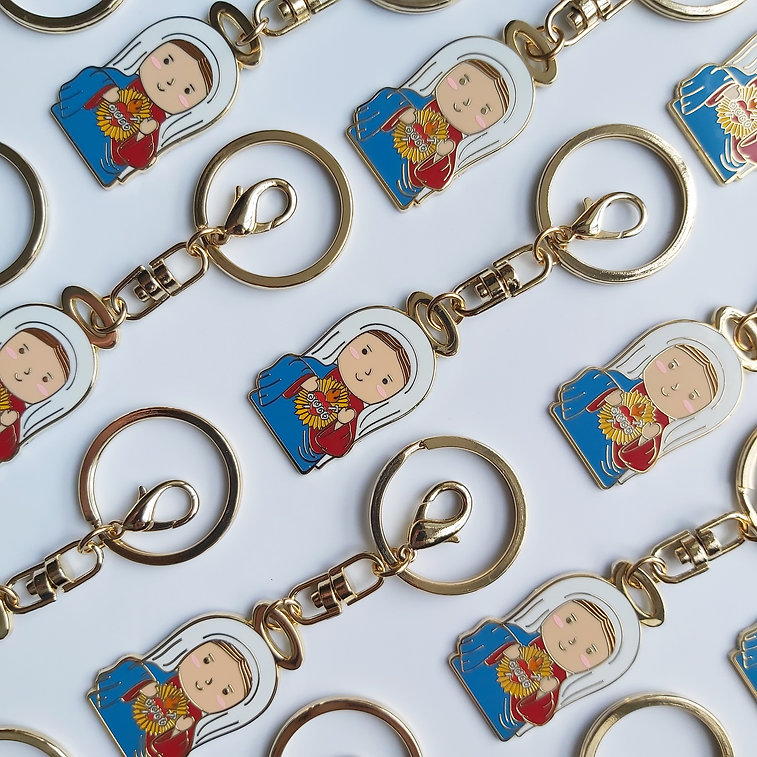 Immaculate Heart of Mary Keychain