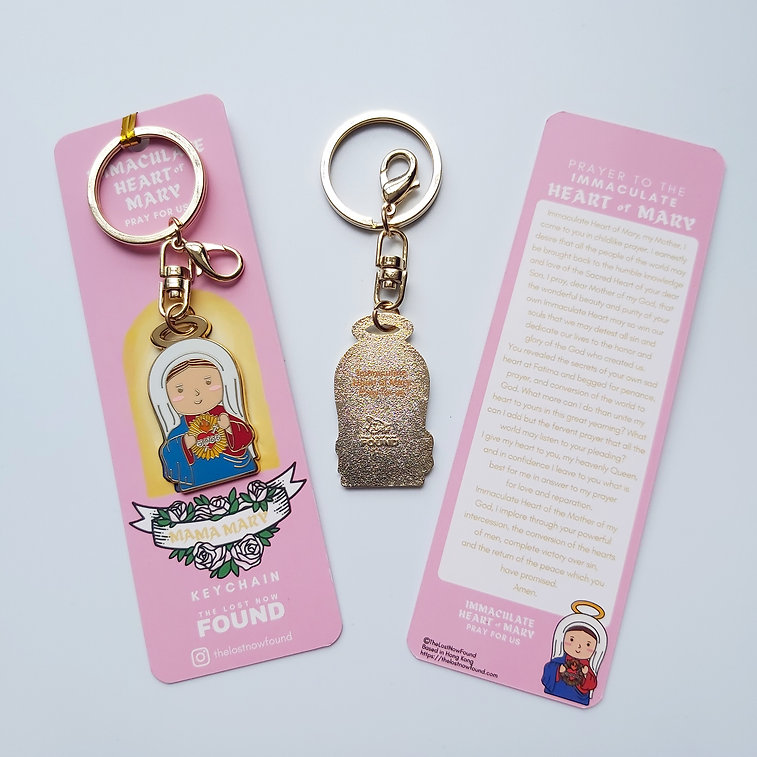 Immaculate Heart of Mary Keychain