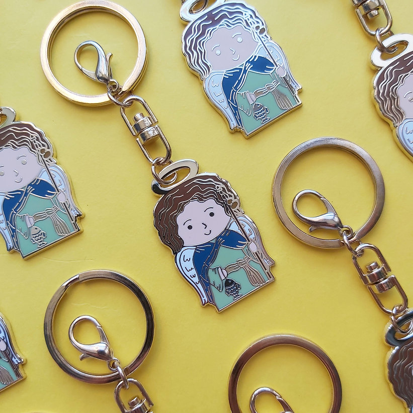 St. Raphael the Archangel Keychain