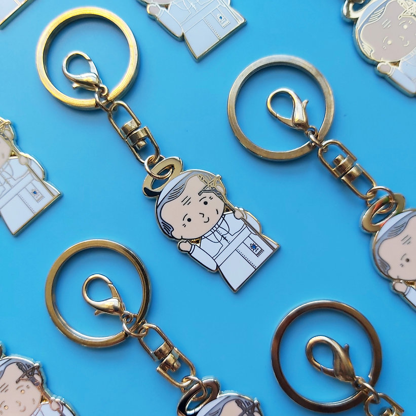 St. Pope John Paul ll keychain