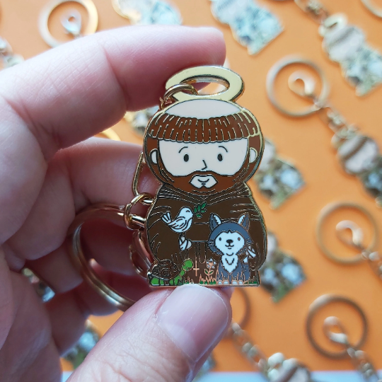 St. Francis of Assisi keychain