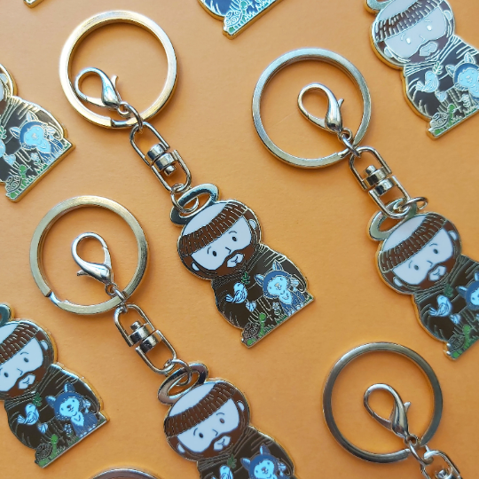 St. Francis of Assisi keychain