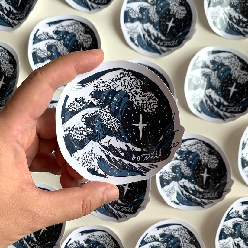 Be Still Vinyl Sticker