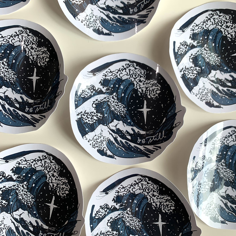 Be Still Vinyl Sticker