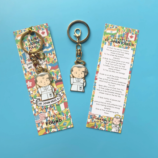 St. Pope John Paul ll keychain