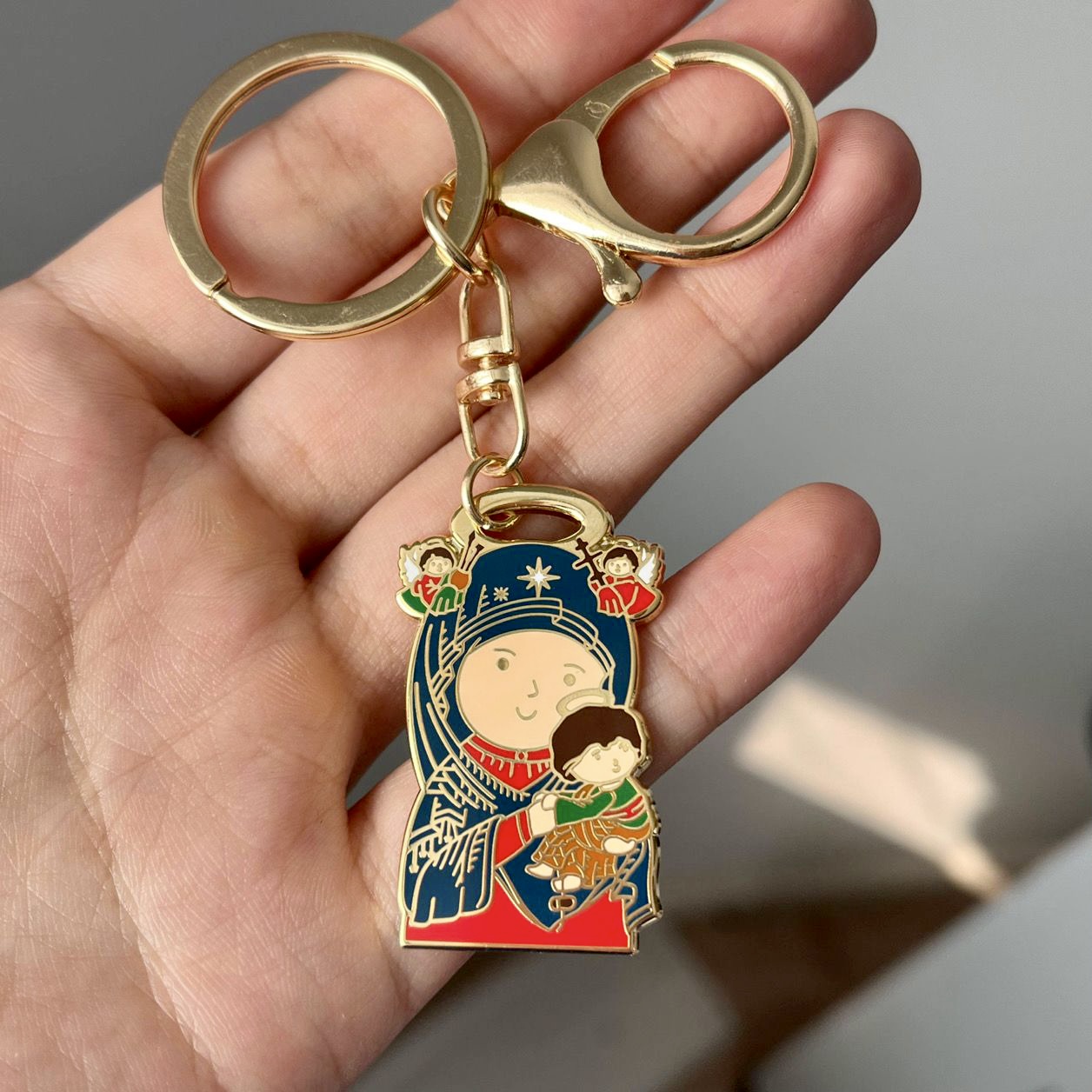 Mother of Perpetual Help Keychain