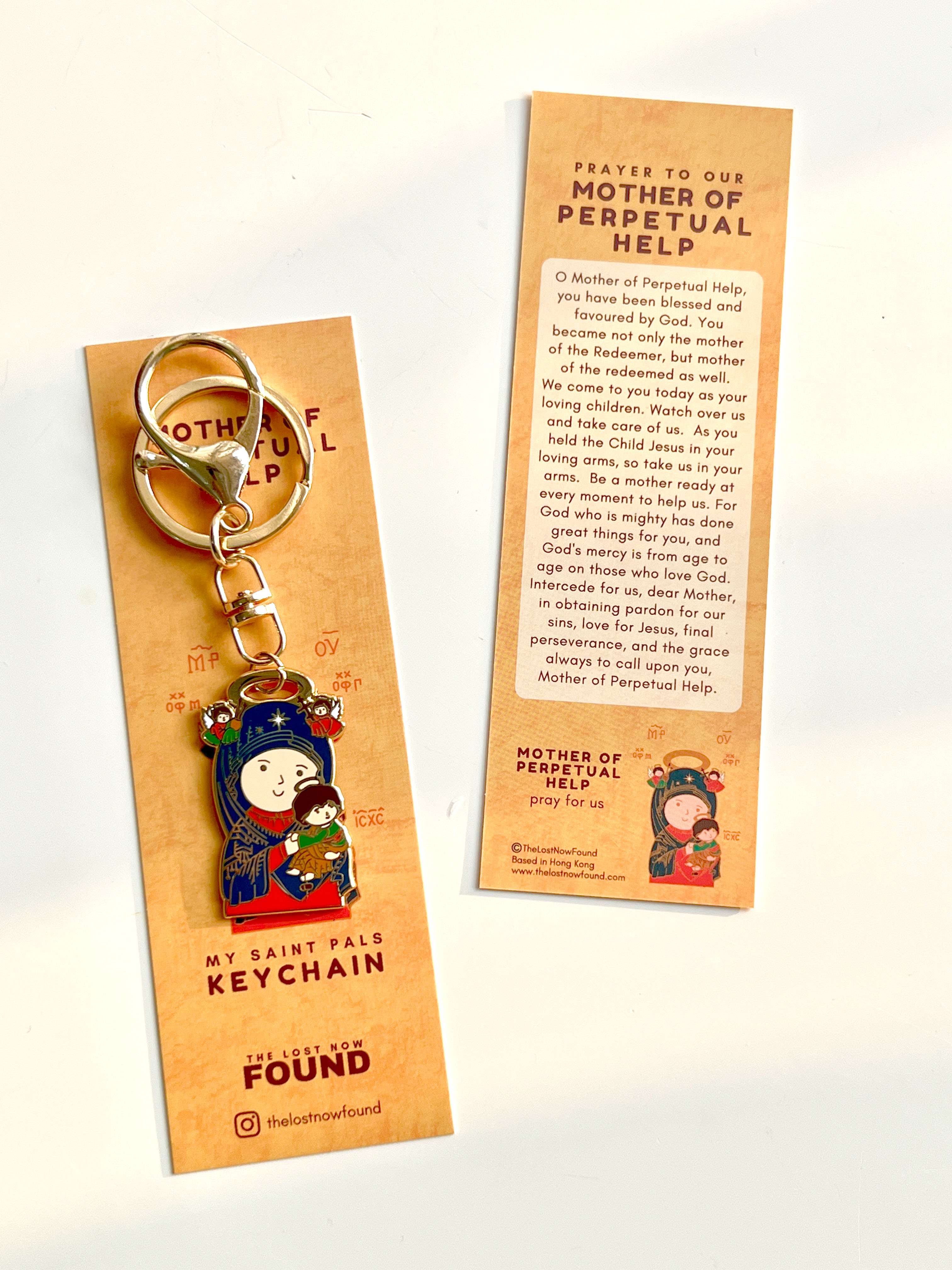 Mother of Perpetual Help Keychain