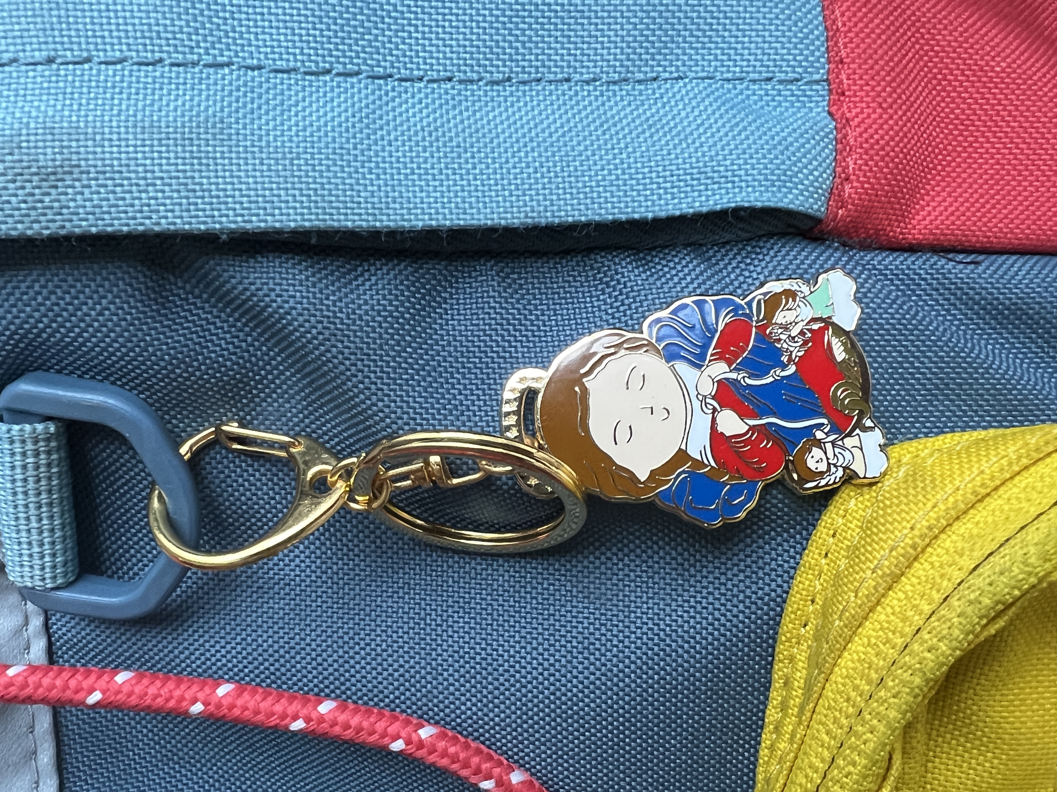 Mary Undoer of Knots keychain