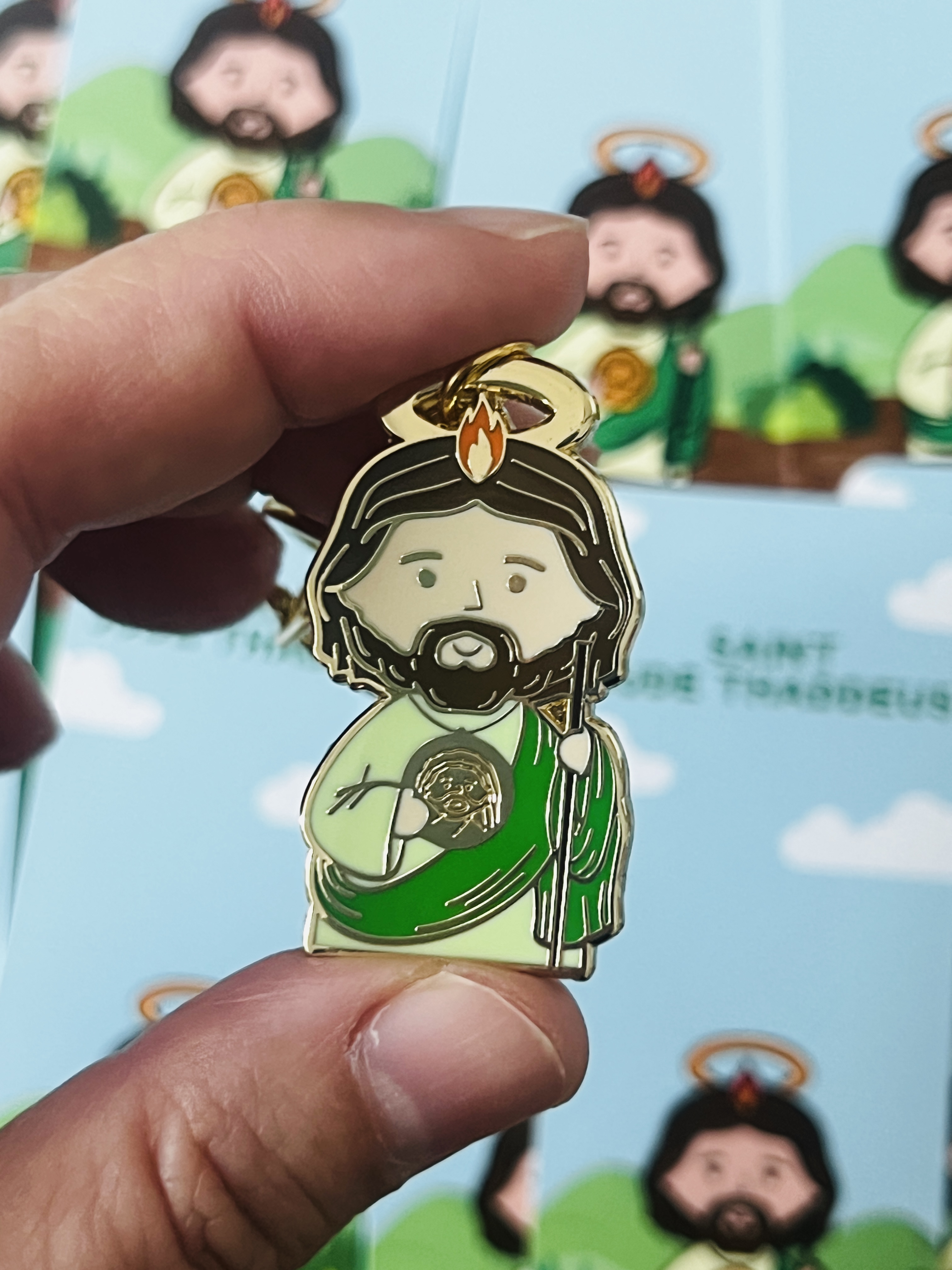 St. Jude Thaddeus Keychain