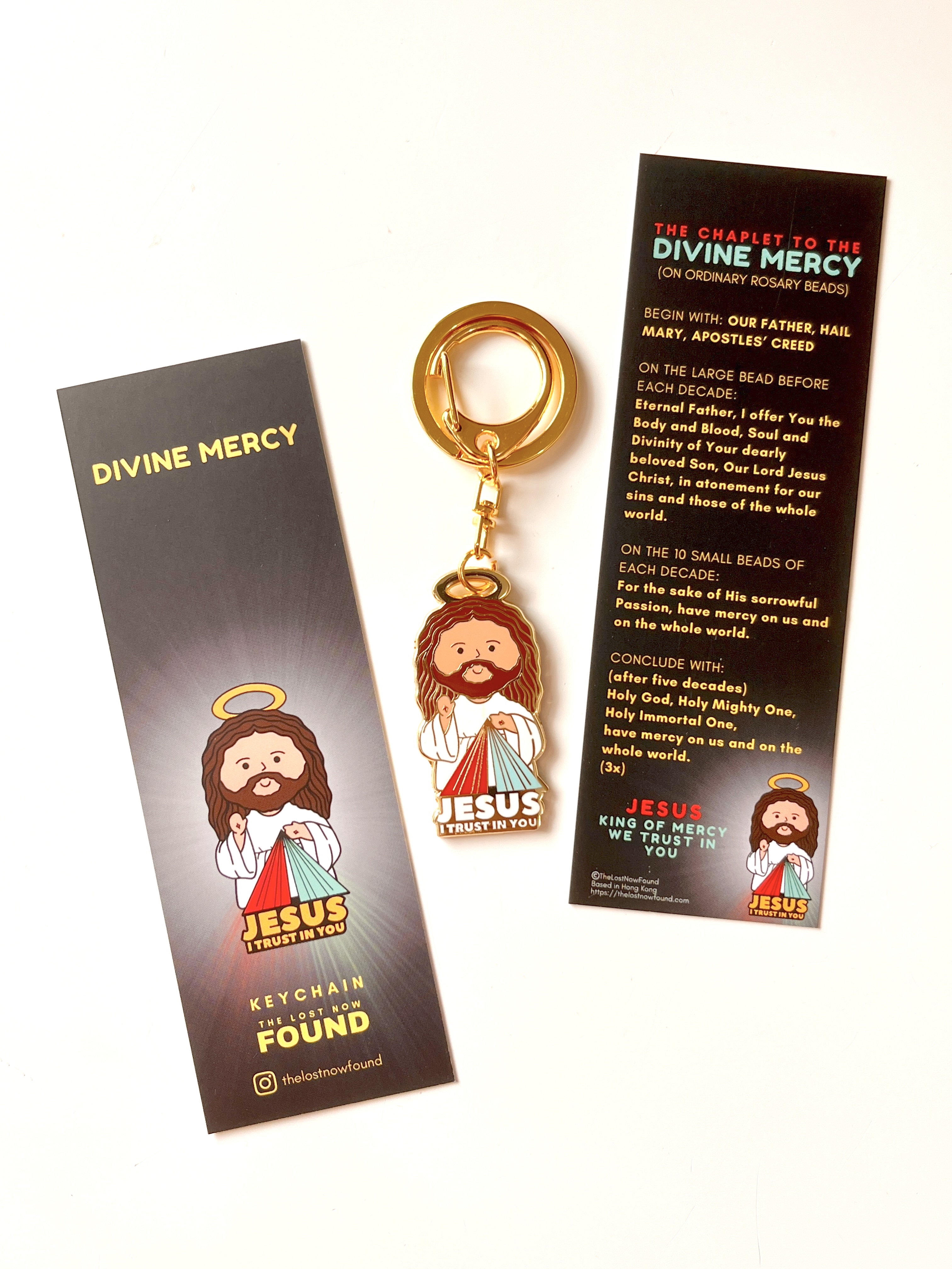 Divine Mercy Keychain