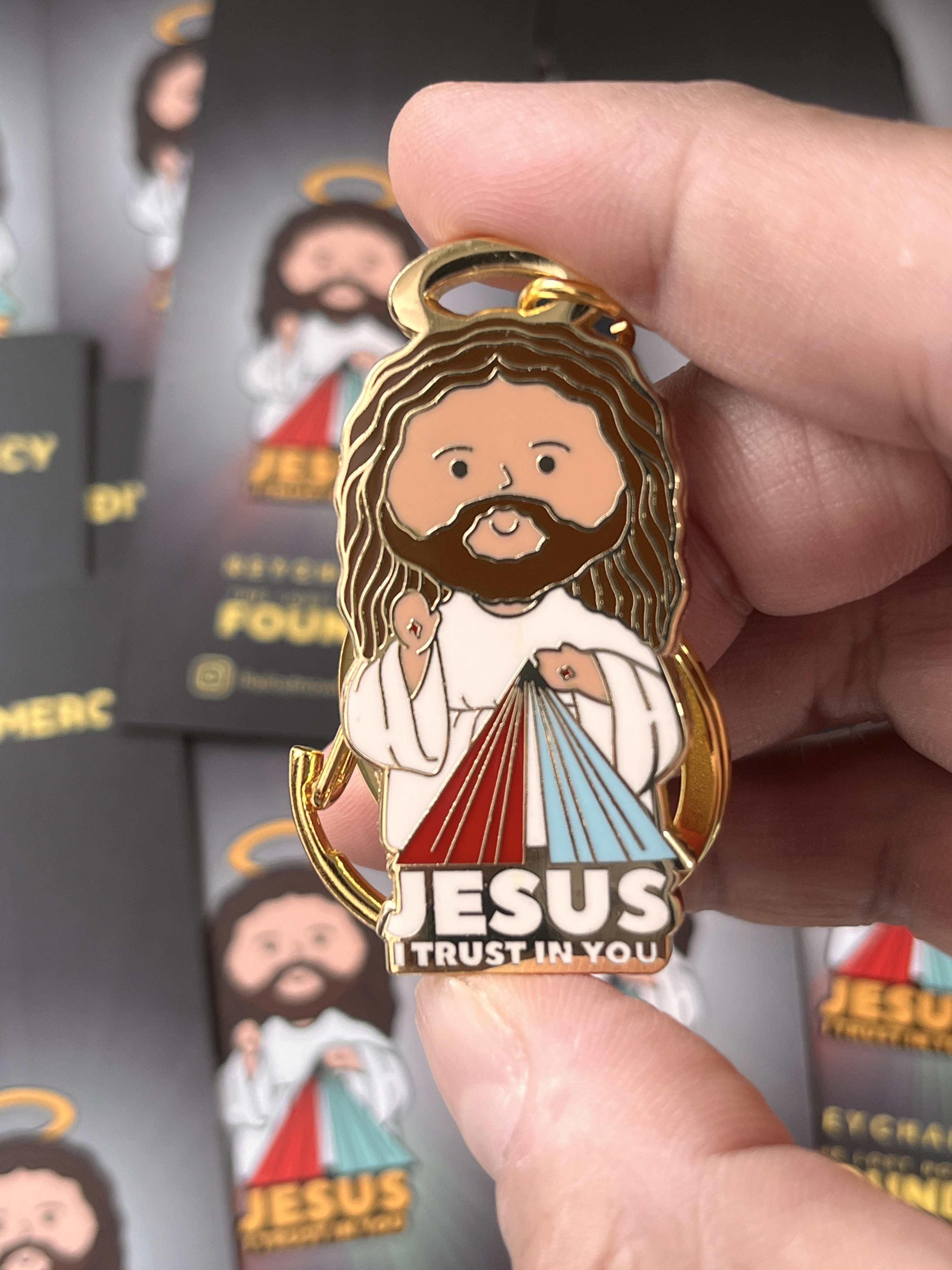 Divine Mercy Keychain