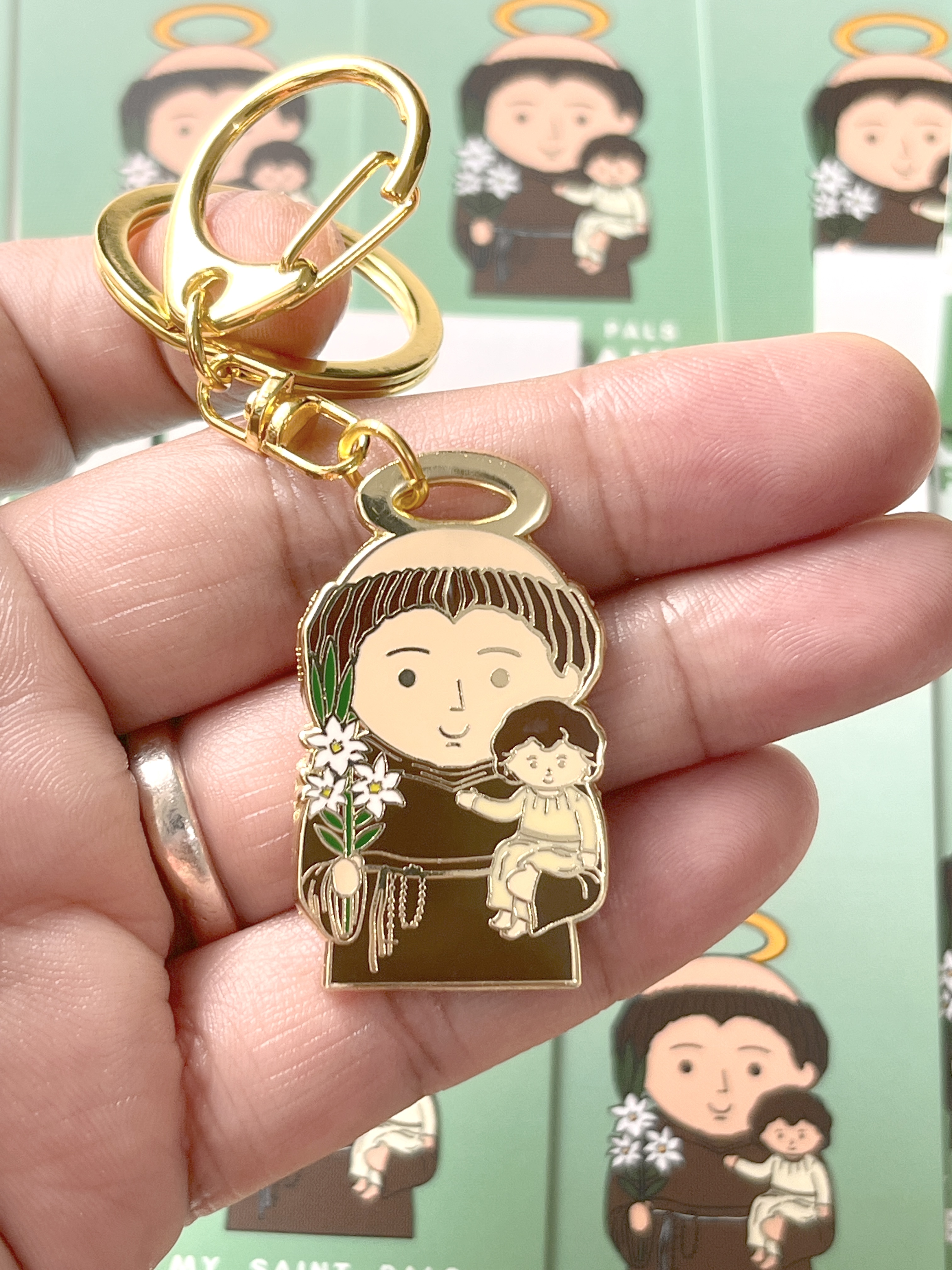 St. Anthony of Padua Keychain