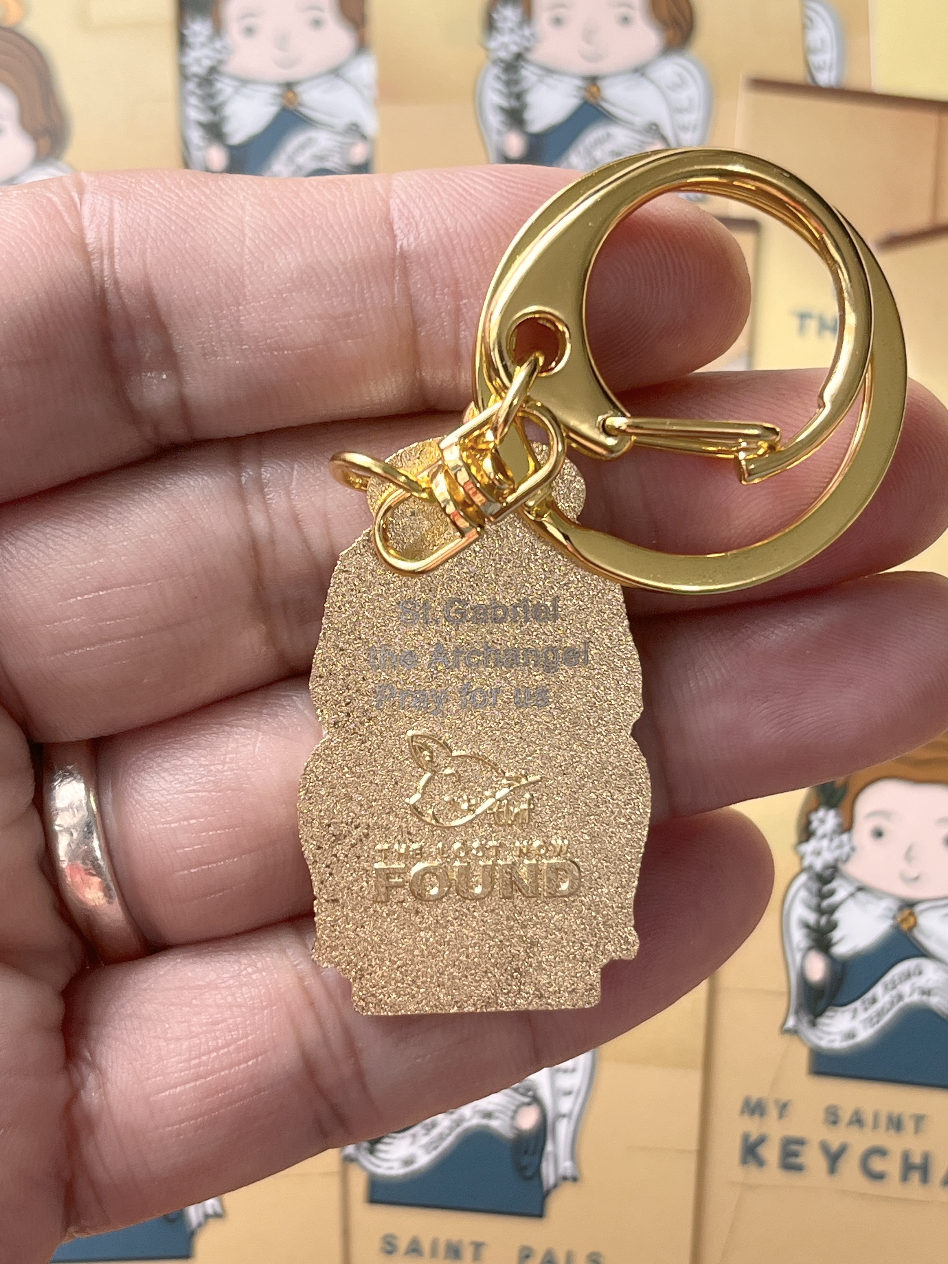 St Gabriel the Archangel keychain
