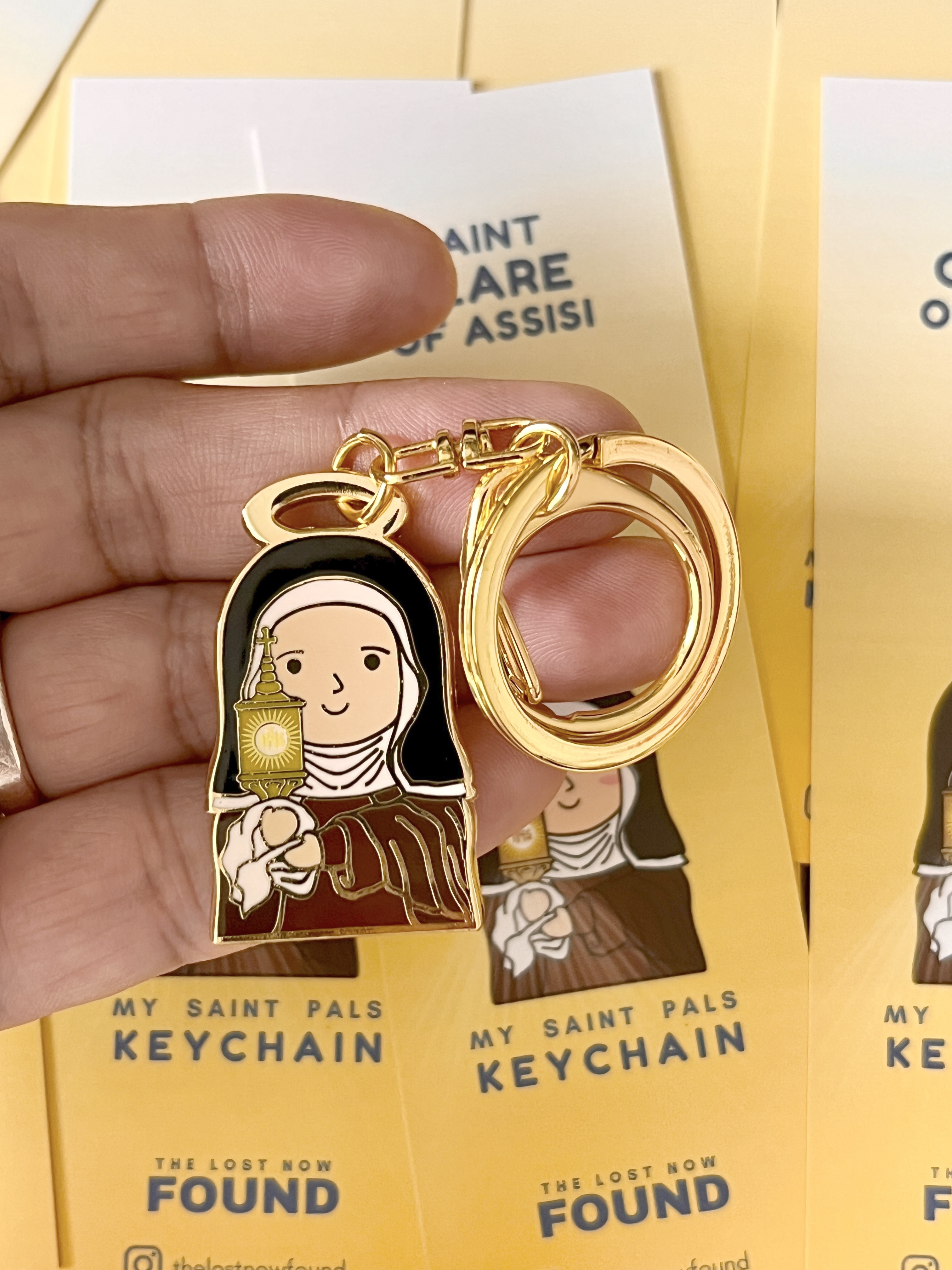 St Clare of Assisi Keychain